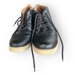 Skechers Helmer Steven Black Oxford Men 11 Classic Fit Shoes Sneaker Pre-Loved